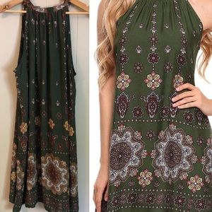 NWT BOHO HALTER DRESS